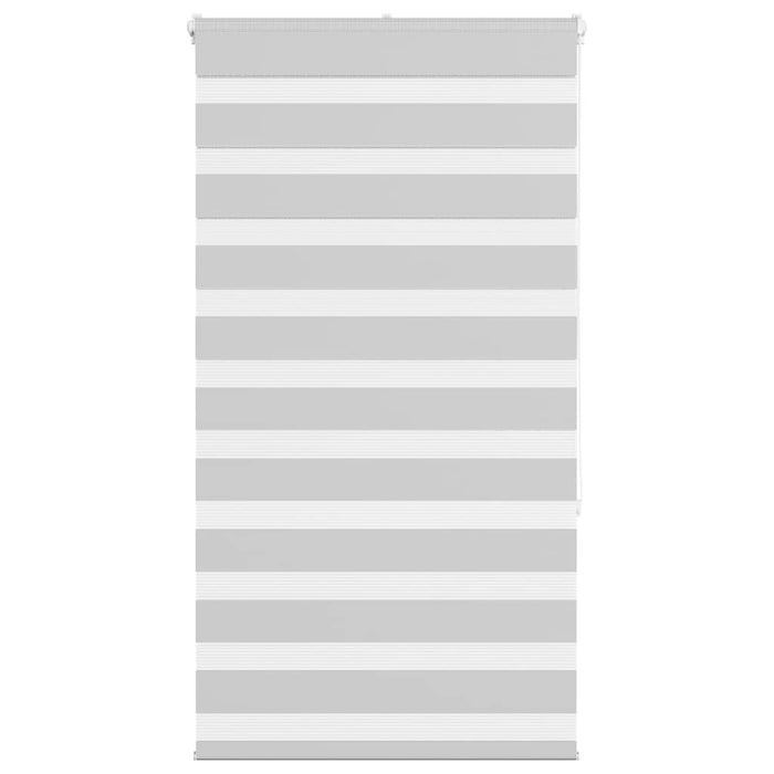 vidaXL Zebra Blind Light Grey 70x150 cm Fabric Width 65.9 cm Polyester