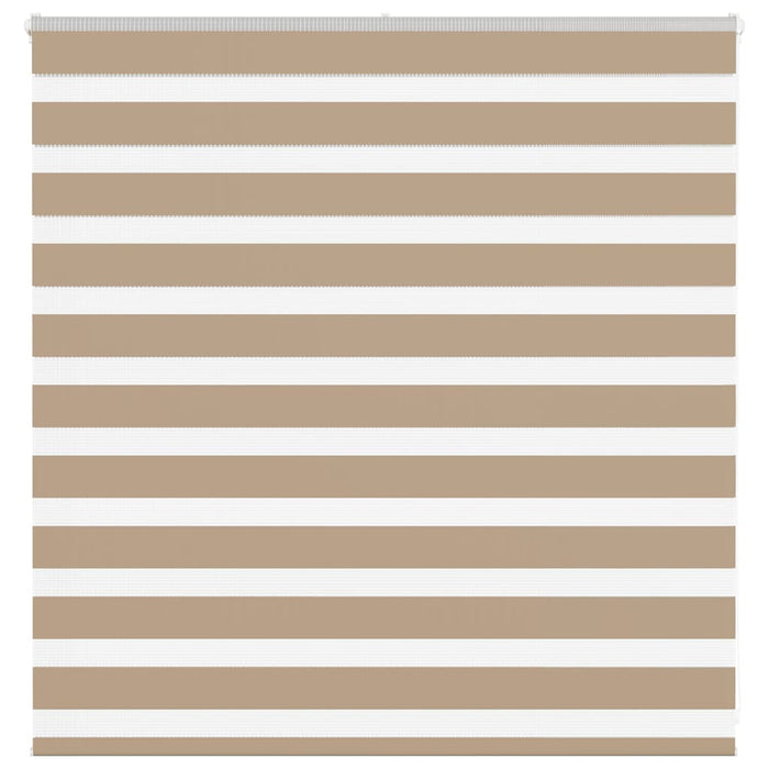 vidaXL Zebra Blind Sand Brown 150x100 cm Fabric Width 145.9 cm Polyester