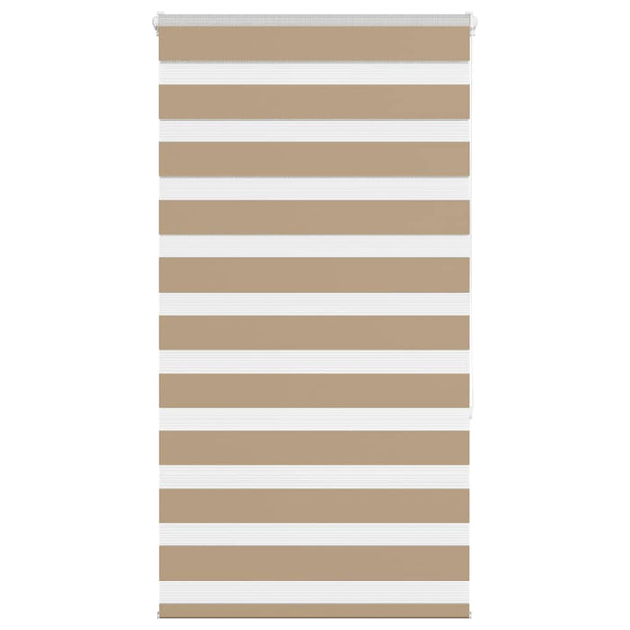 vidaXL Zebra Blind Sand Brown 70x150 cm Fabric Width 65.9 cm Polyester