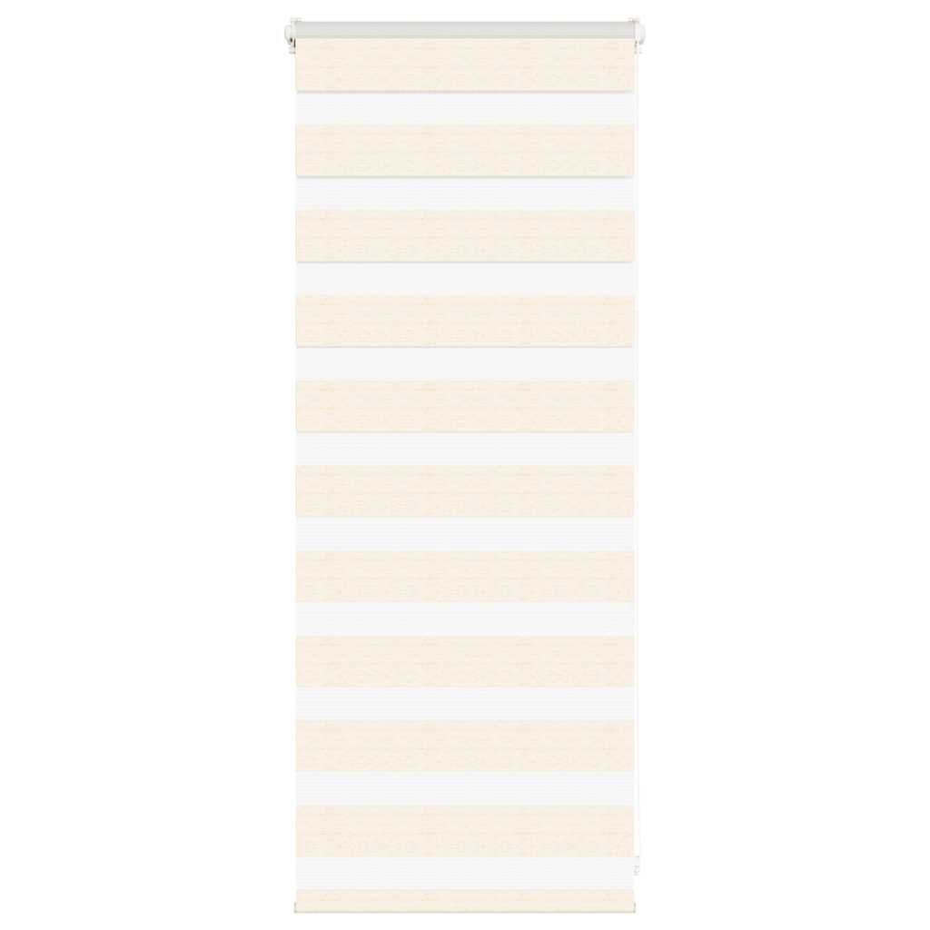 vidaXL Zebra Blind Marble Beige 55x100 cm Fabric Width 50.9 cm Polyester