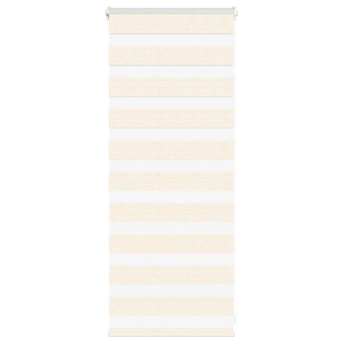 vidaXL Zebra Blind Marble Beige 55x100 cm Fabric Width 50.9 cm Polyester