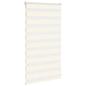 vidaXL Zebra Blind Marble Beige 75x100 cm Fabric Width 70.9 cm Polyester