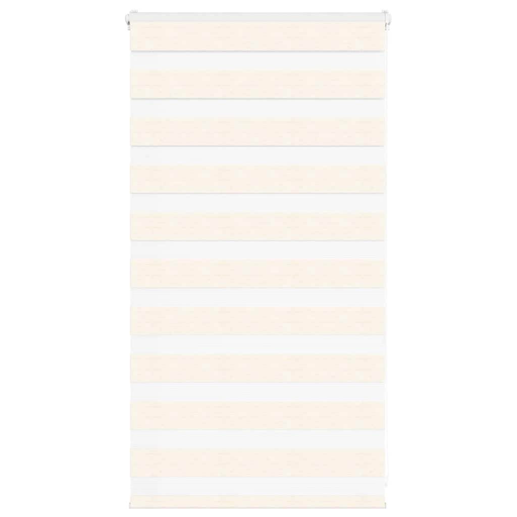 vidaXL Zebra Blind Marble Beige 80x100 cm Fabric Width 75.9 cm Polyester