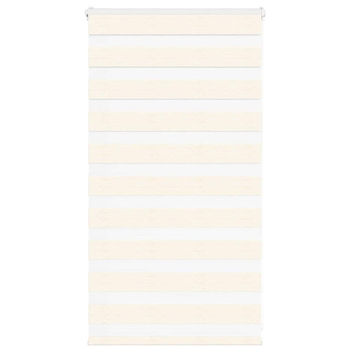 vidaXL Zebra Blind Marble Beige 80x100 cm Fabric Width 75.9 cm Polyester