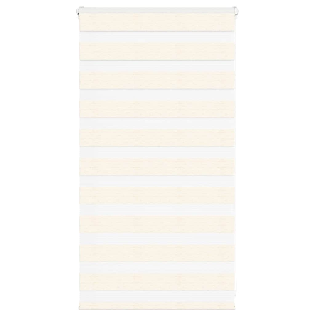 vidaXL Zebra Blind Marble Beige 85x100 cm Fabric Width 80.9 cm Polyester