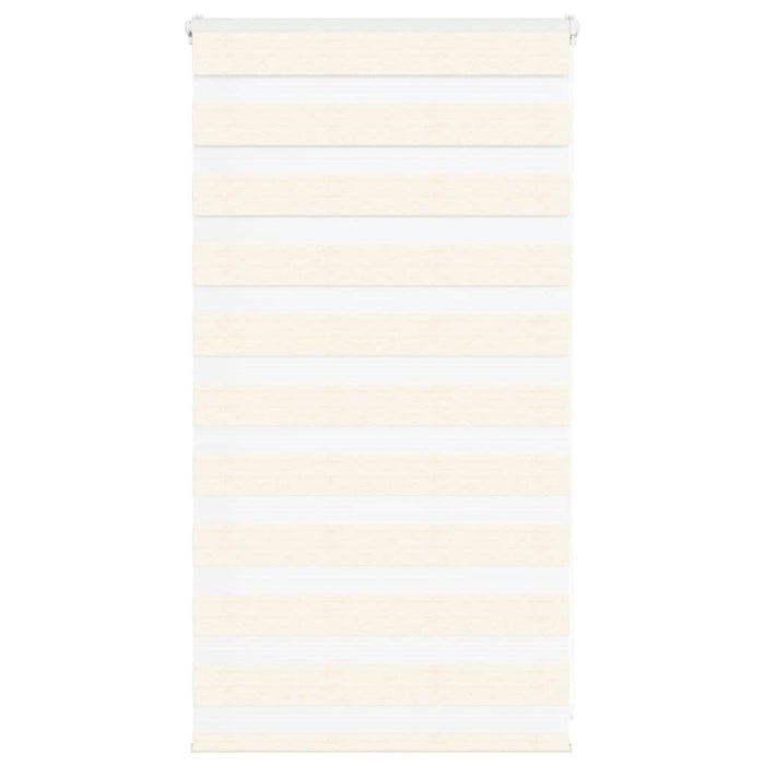 vidaXL Zebra Blind Marble Beige 85x100 cm Fabric Width 80.9 cm Polyester