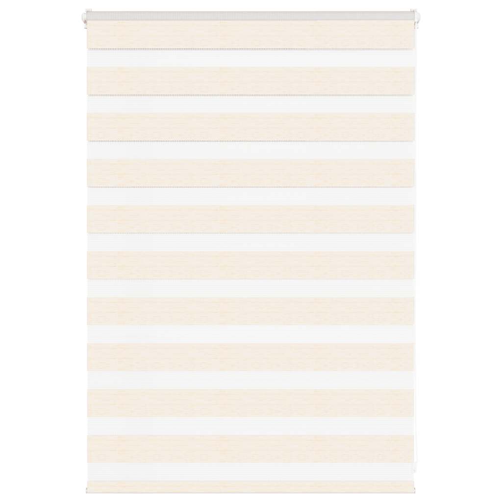 vidaXL Zebra Blind Marble Beige 95x100 cm Fabric Width 90.9 cm Polyester