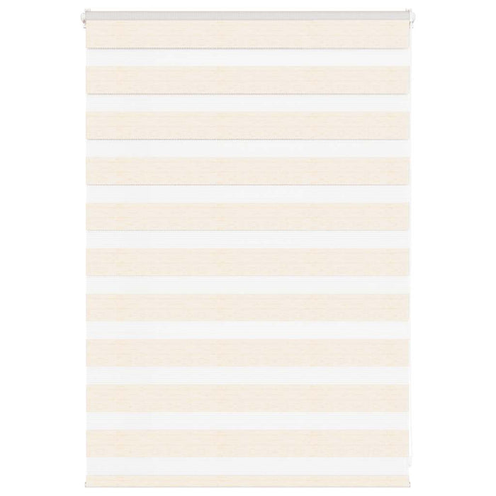 vidaXL Zebra Blind Marble Beige 95x100 cm Fabric Width 90.9 cm Polyester