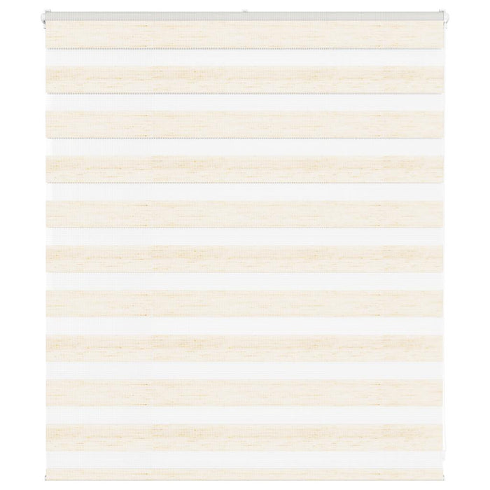 vidaXL Zebra Blind Marble Beige 120x100 cm Fabric Width 115.9 cm Polyester