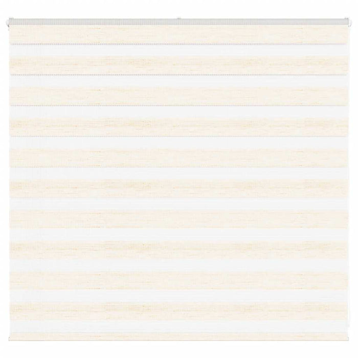 vidaXL Zebra Blind Marble Beige 160x100 cm Fabric Width 155.9 cm Polyester