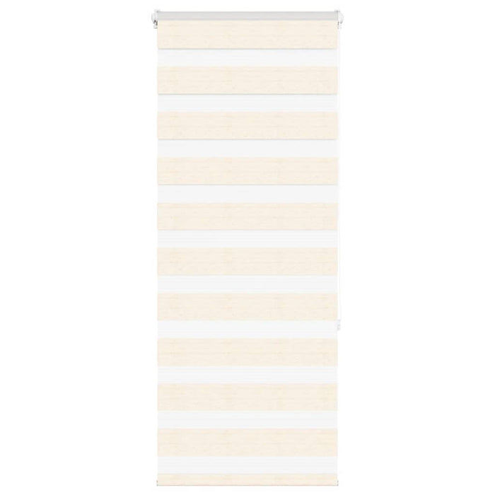 vidaXL Zebra Blind Marble Beige 55x150 cm Fabric Width 50.9 cm Polyester