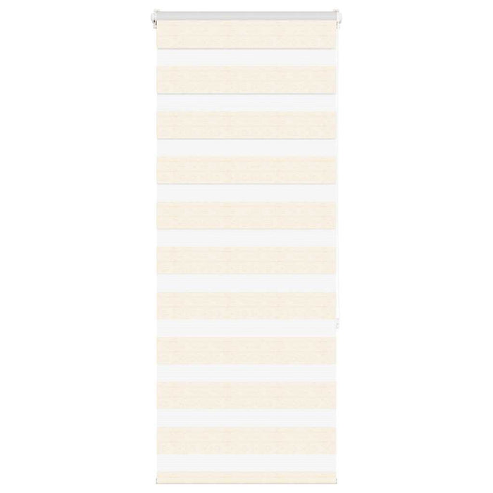 vidaXL Zebra Blind Marble Beige 60x150 cm Fabric Width 55.9 cm Polyester