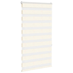 vidaXL Zebra Blind Marble Beige 75x150 cm Fabric Width 70.9 cm Polyester