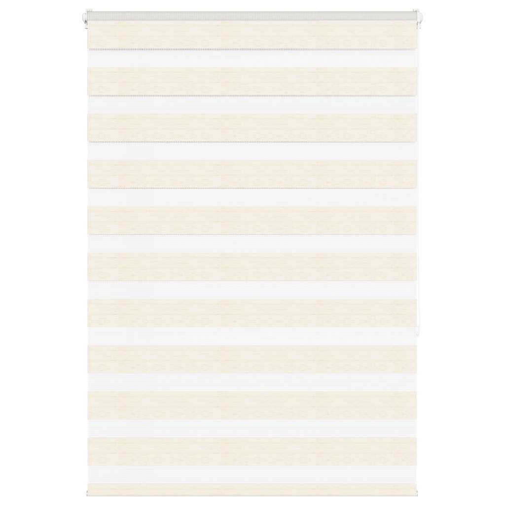 vidaXL Zebra Blind Marble Beige 95x150 cm Fabric Width 90.9 cm Polyester