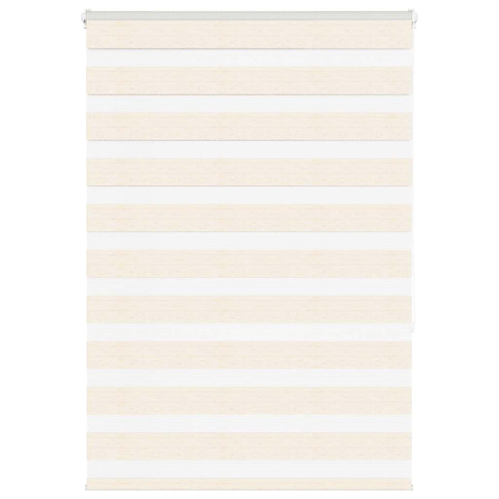 vidaXL Zebra Blind Marble Beige 95x150 cm Fabric Width 90.9 cm Polyester