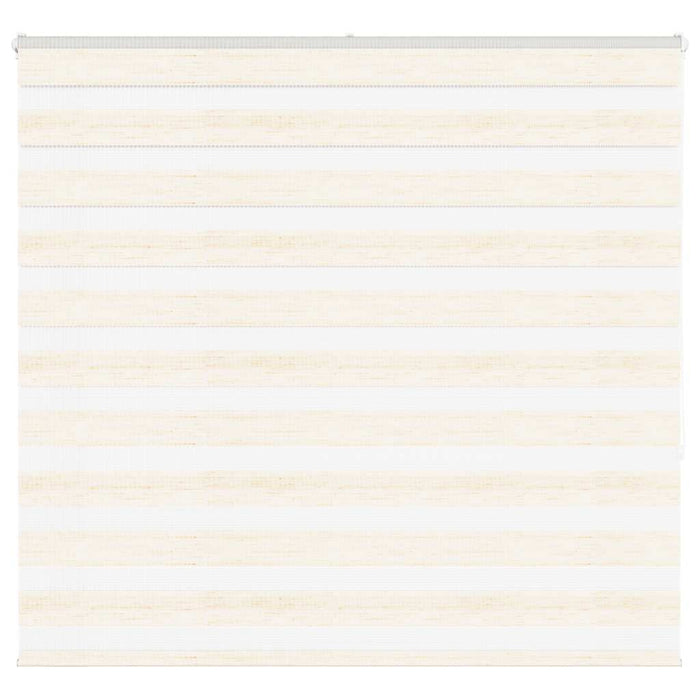 vidaXL Zebra Blind Marble Beige 165x150 cm Fabric Width 160.9 cm Polyester