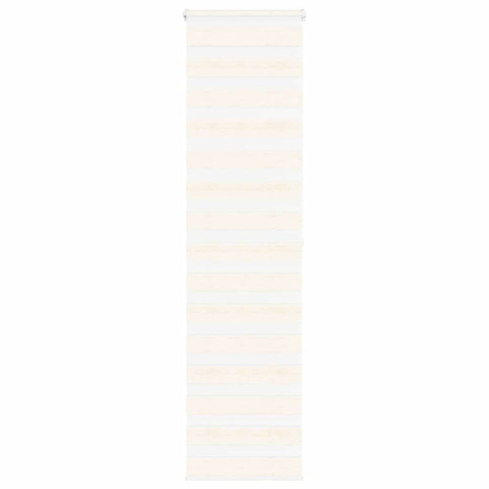 vidaXL Zebra Blind Marble Beige 55x200 cm Fabric Width 50.9 cm Polyester