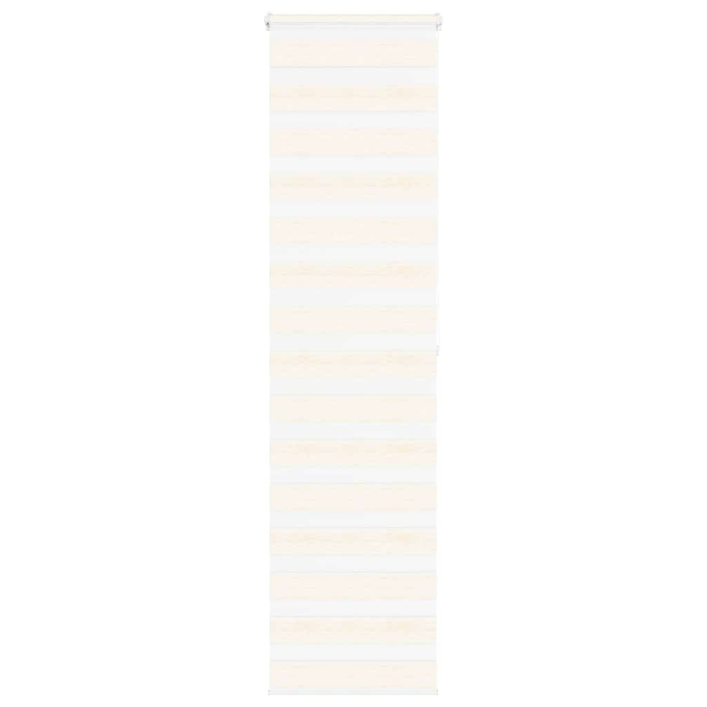 vidaXL Zebra Blind Marble Beige 60x200 cm Fabric Width 55.9 cm Polyester