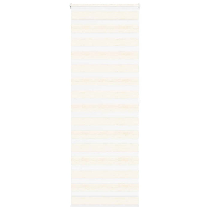 vidaXL Zebra Blind Marble Beige 75x200 cm Fabric Width 70.9 cm Polyester