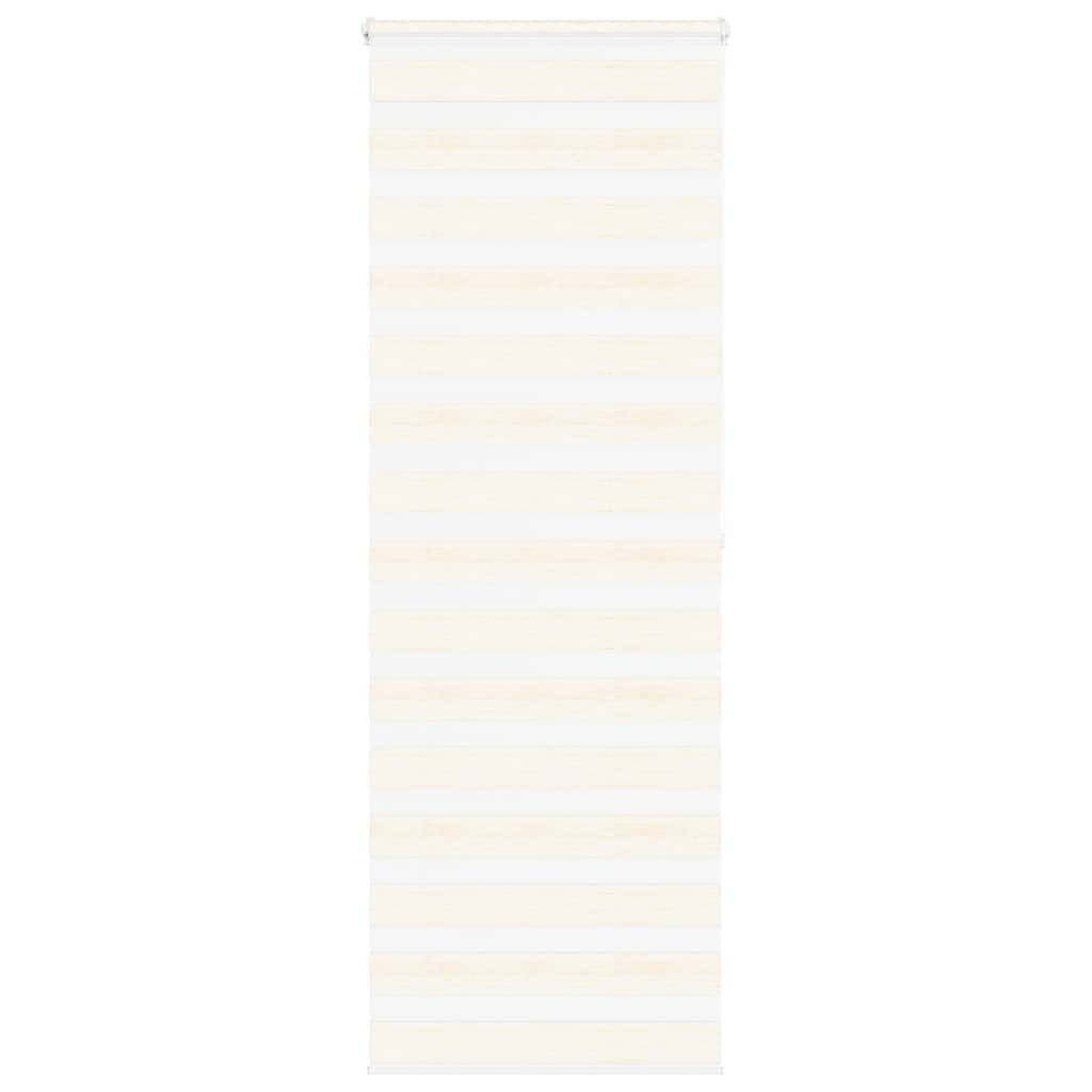 vidaXL Zebra Blind Marble Beige 80x200 cm Fabric Width 75.9 cm Polyester