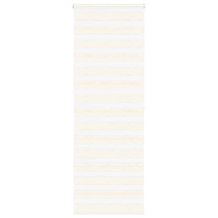 vidaXL Zebra Blind Marble Beige 85x200 cm Fabric Width 80.9 cm Polyester