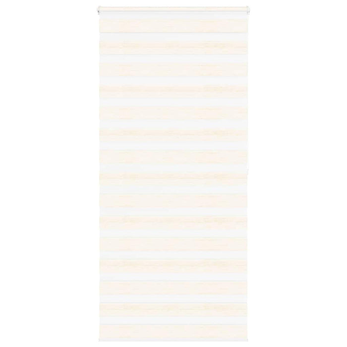 vidaXL Zebra Blind Marble Beige 95x200 cm Fabric Width 90.9 cm Polyester