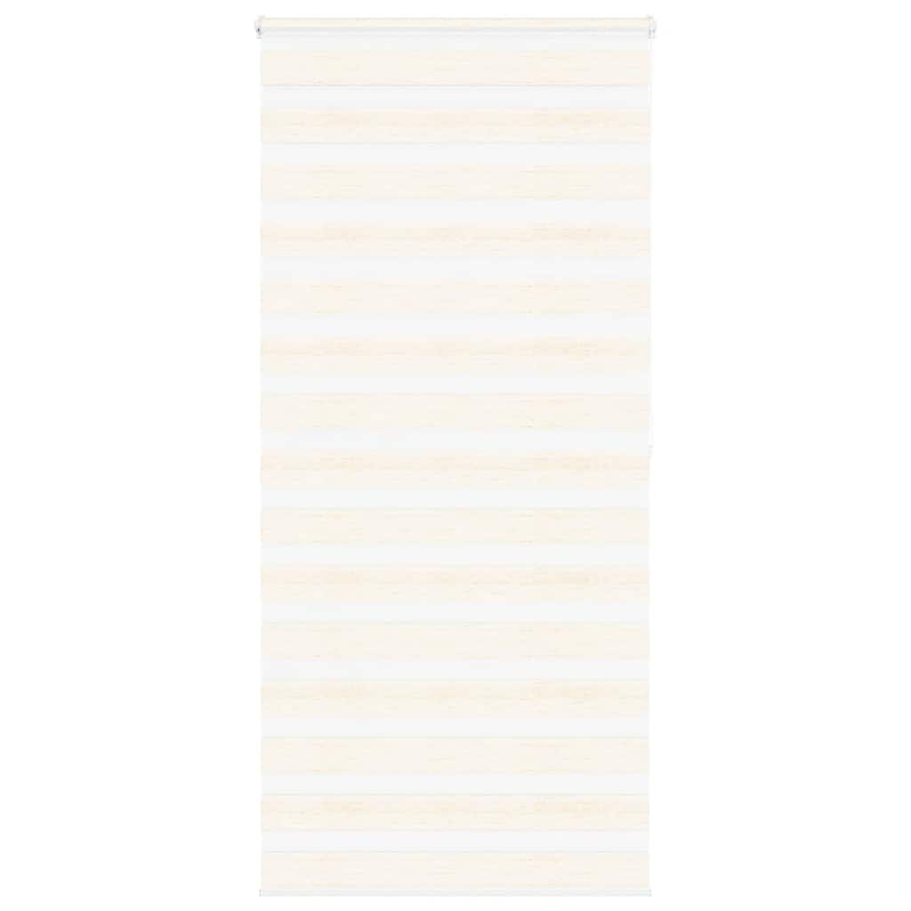 vidaXL Zebra Blind Marble Beige 100x200 cm Fabric Width 95.9 cm Polyester