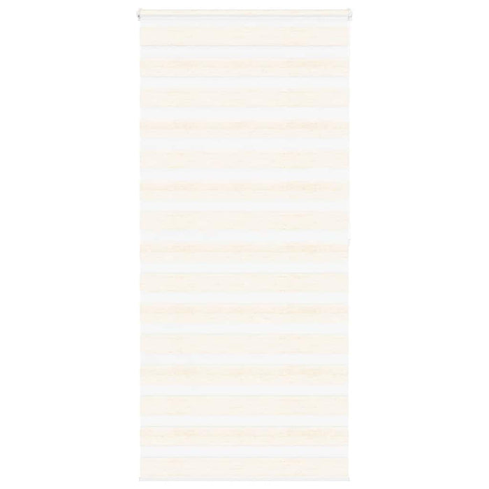 vidaXL Zebra Blind Marble Beige 100x200 cm Fabric Width 95.9 cm Polyester