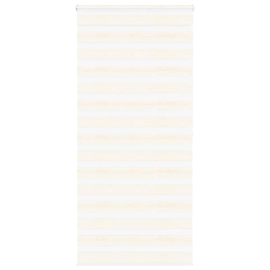 vidaXL Zebra Blind Marble Beige 105x200 cm Fabric Width 100.9 cm Polyester