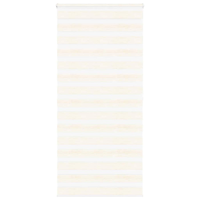 vidaXL Zebra Blind Marble Beige 105x200 cm Fabric Width 100.9 cm Polyester