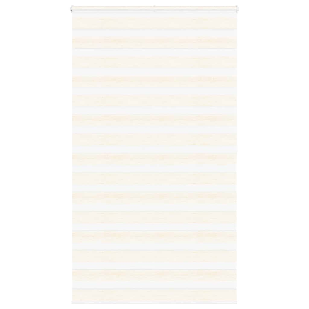 vidaXL Zebra Blind Marble Beige 120x200 cm Fabric Width 115.9 cm Polyester