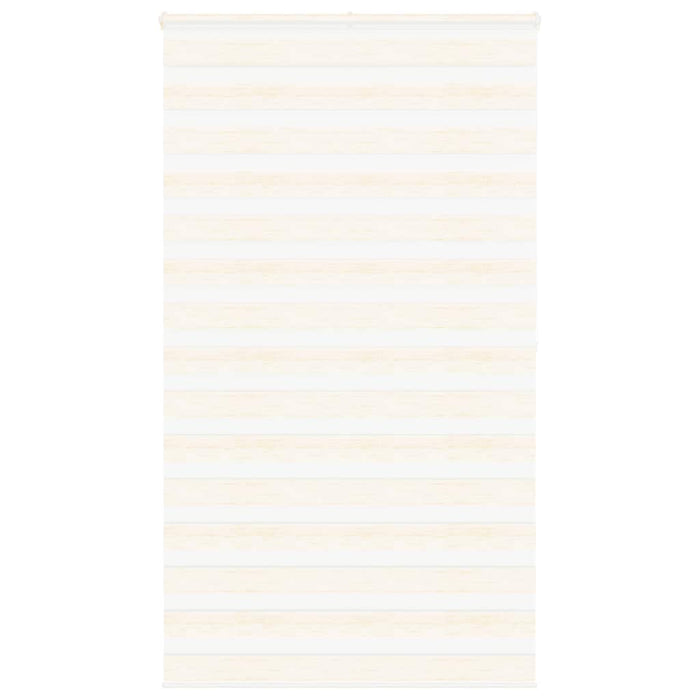 vidaXL Zebra Blind Marble Beige 130x200 cm Fabric Width 125.9 cm Polyester