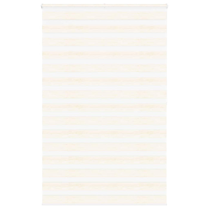 vidaXL Zebra Blind Marble Beige 145x200 cm Fabric Width 140.9 cm Polyester