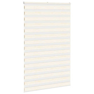 vidaXL Zebra Blind Marble Beige 145x200 cm Fabric Width 140.9 cm Polyester