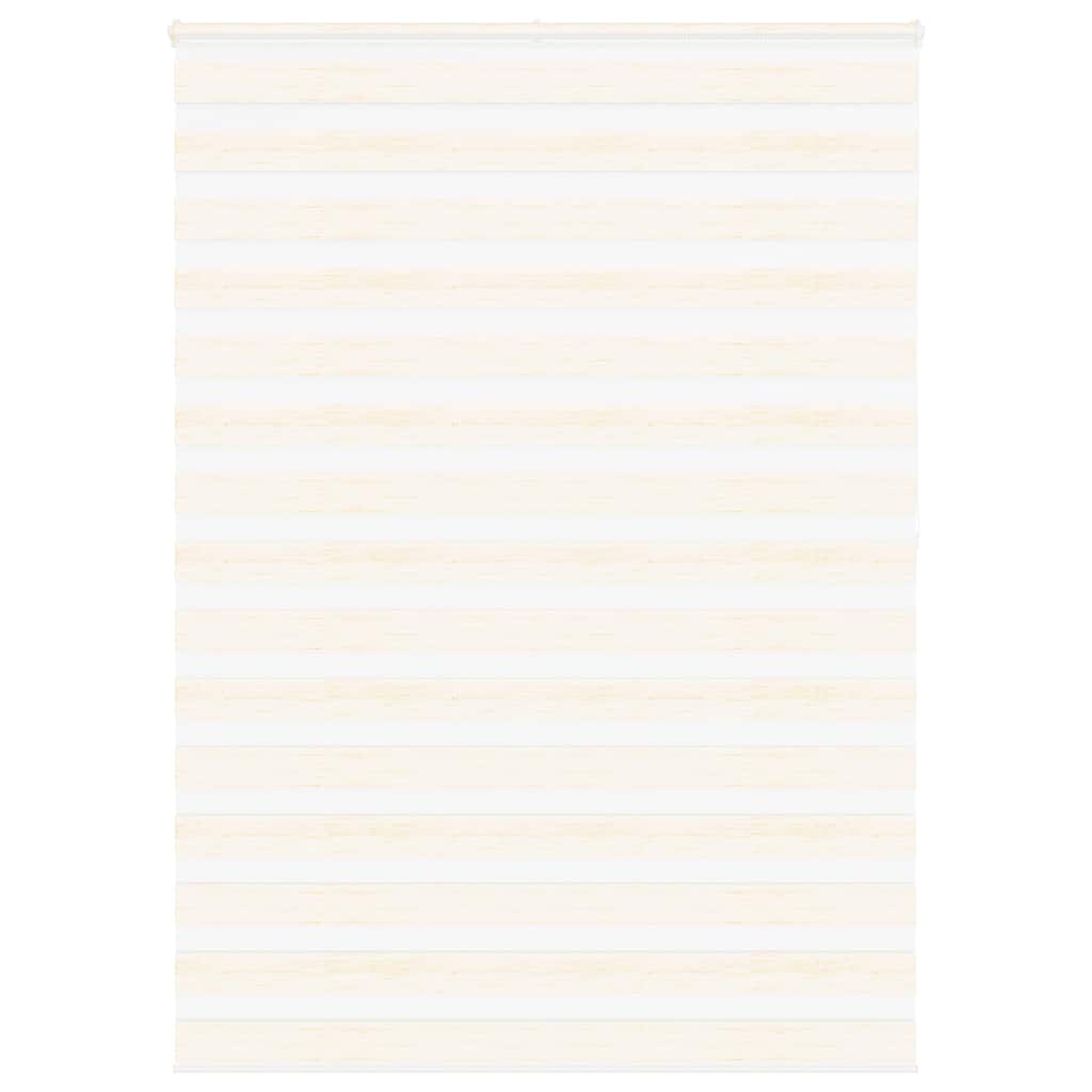 vidaXL Zebra Blind Marble Beige 165x200 cm Fabric Width 160.9 cm Polyester