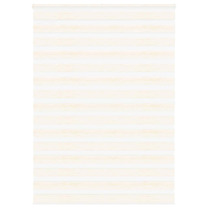 vidaXL Zebra Blind Marble Beige 165x200 cm Fabric Width 160.9 cm Polyester