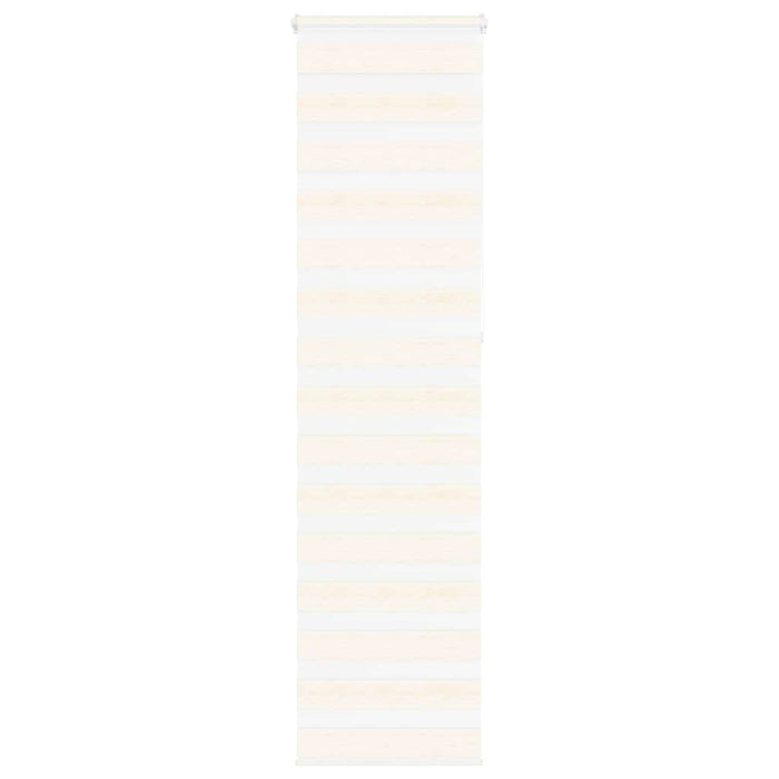 vidaXL Zebra Blind Marble Beige 55x230 cm Fabric Width 50.9 cm Polyester