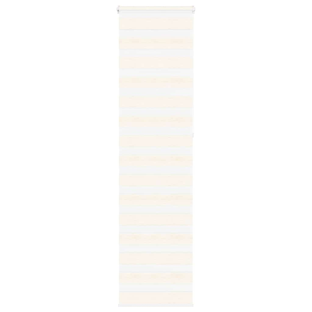 vidaXL Zebra Blind Marble Beige 60x230 cm Fabric Width 55.9 cm Polyester