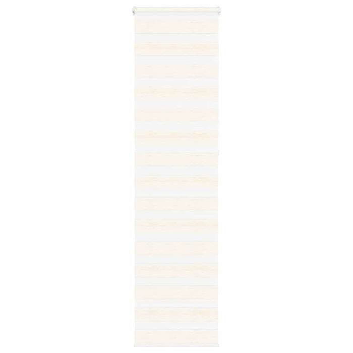 vidaXL Zebra Blind Marble Beige 65x230 cm Fabric Width 60.9 cm Polyester