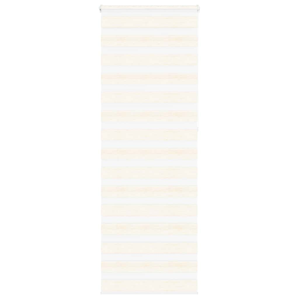 vidaXL Zebra Blind Marble Beige 70x230 cm Fabric Width 65.9 cm Polyester