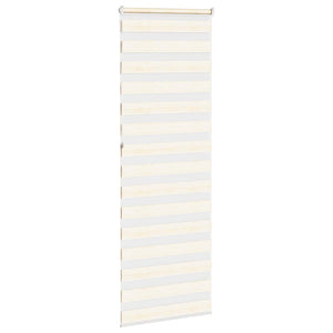 vidaXL Zebra Blind Marble Beige 70x230 cm Fabric Width 65.9 cm Polyester