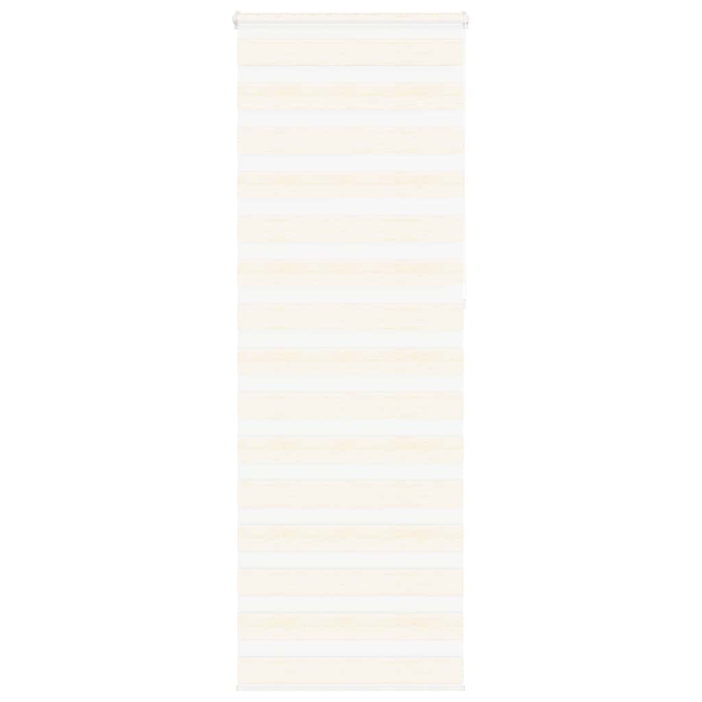 vidaXL Zebra Blind Marble Beige 85x230 cm Fabric Width 80.9 cm Polyester