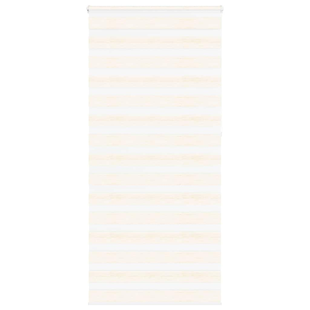 vidaXL Zebra Blind Marble Beige 95x230 cm Fabric Width 90.9 cm Polyester