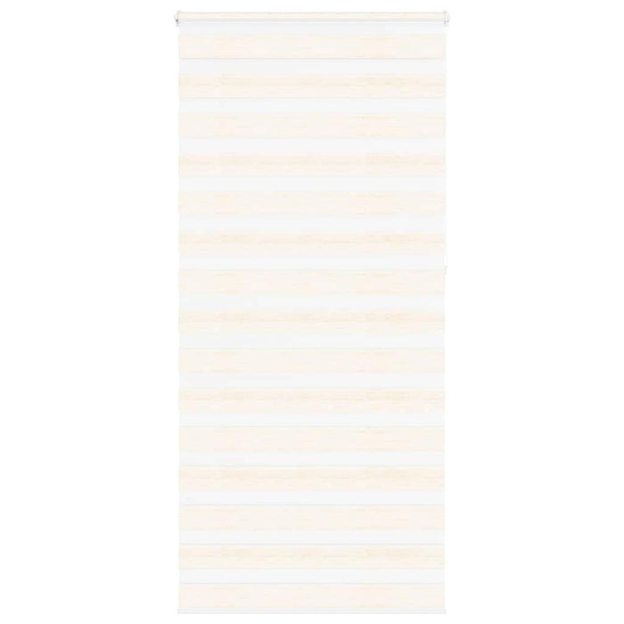 vidaXL Zebra Blind Marble Beige 95x230 cm Fabric Width 90.9 cm Polyester