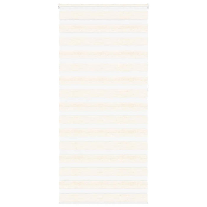 vidaXL Zebra Blind Marble Beige 115x230 cm Fabric Width 110.9 cm Polyester