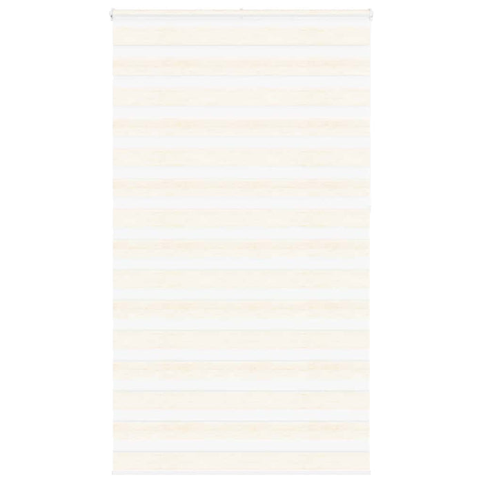 vidaXL Zebra Blind Marble Beige 125x230 cm Fabric Width 120.9 cm Polyester