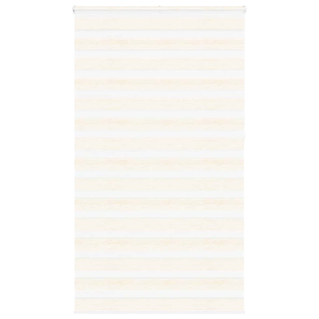 vidaXL Zebra Blind Marble Beige 135x230 cm Fabric Width 130.9 cm Polyester