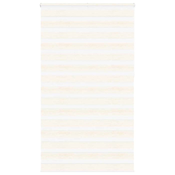 vidaXL Zebra Blind Marble Beige 135x230 cm Fabric Width 130.9 cm Polyester