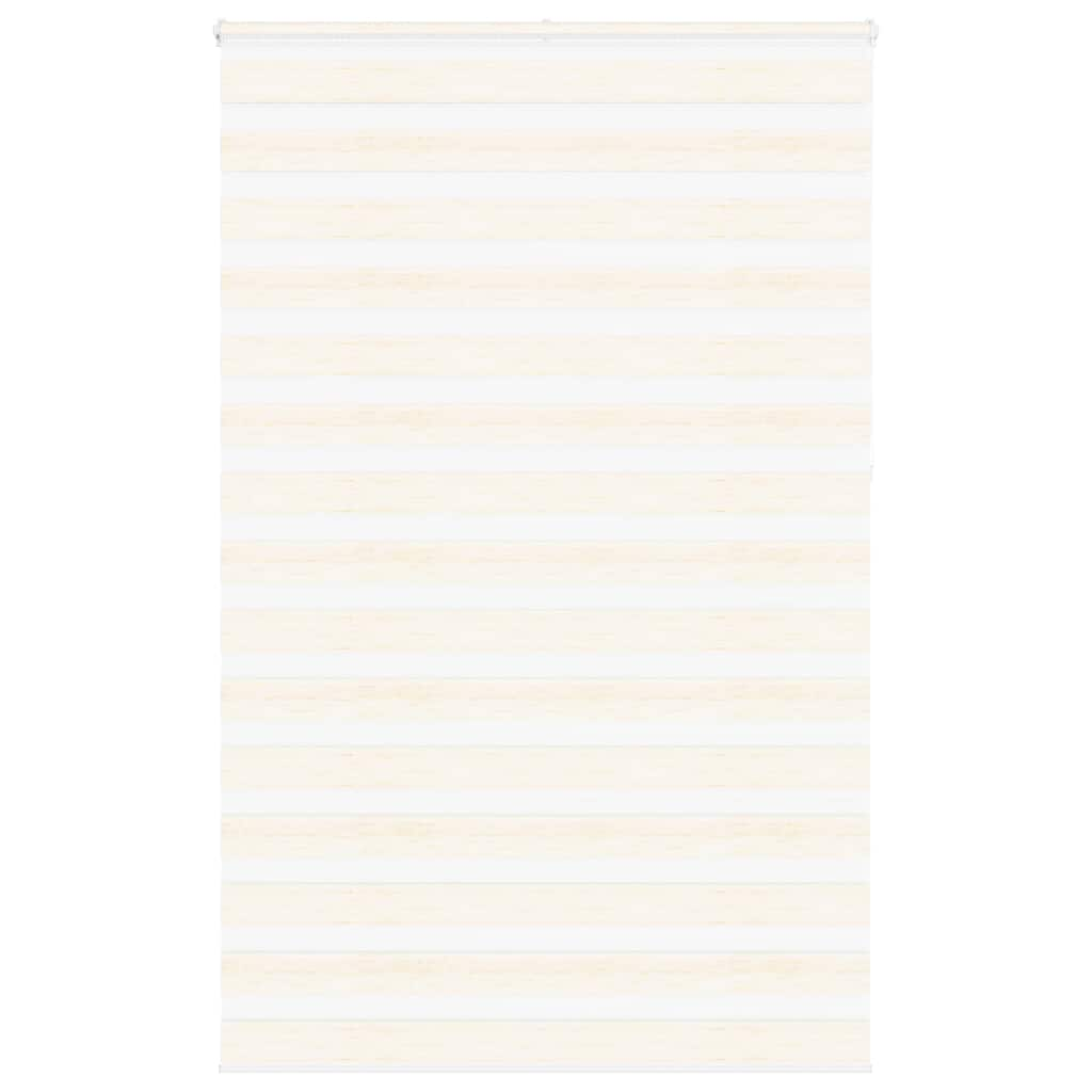 vidaXL Zebra Blind Marble Beige 140x230 cm Fabric Width 135.9 cm Polyester