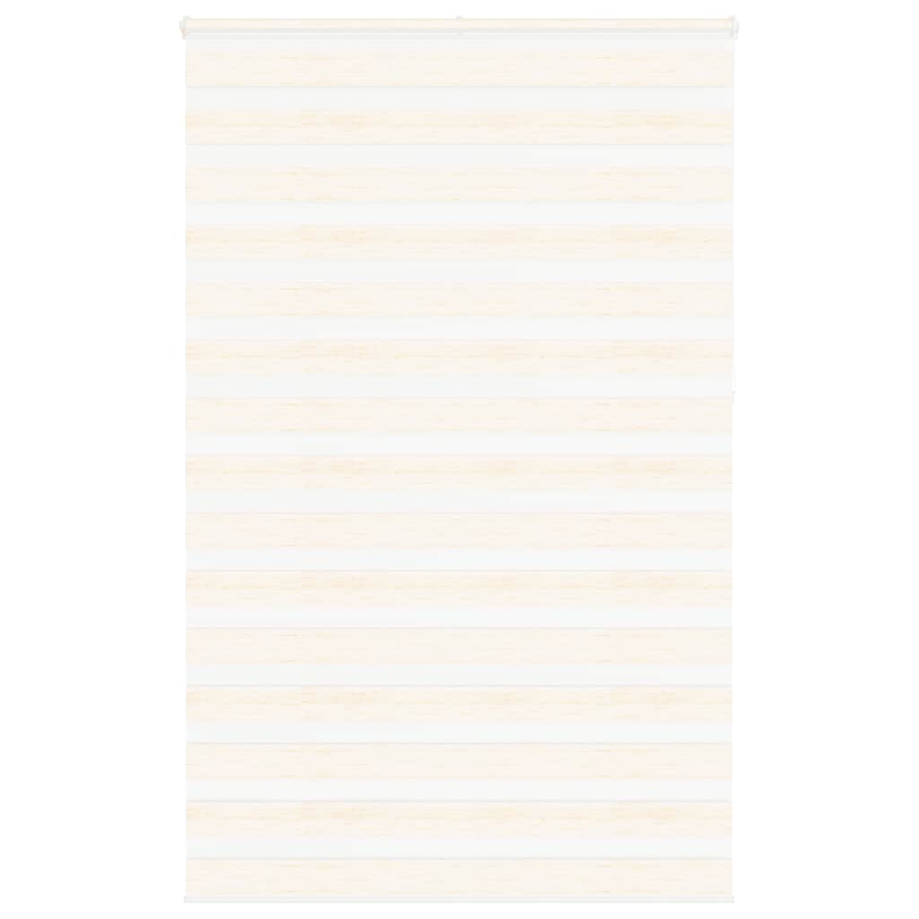 vidaXL Zebra Blind Marble Beige 145x230 cm Fabric Width 140.9 cm Polyester